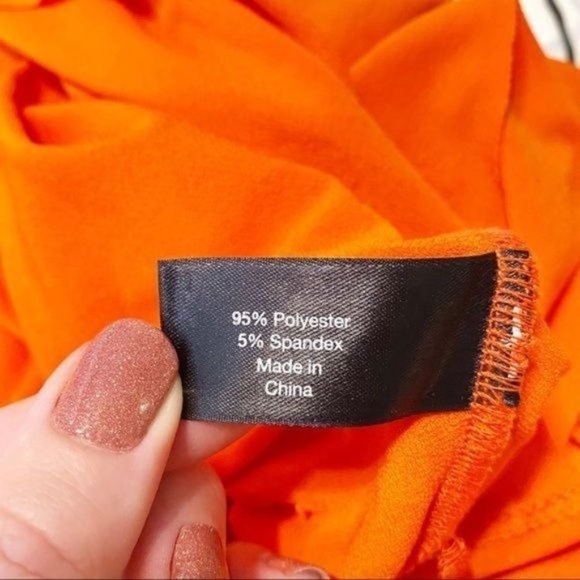 Lane Bryant Orange Tassel Belt Dress 18 20 Nwt - Picture 11 of 11